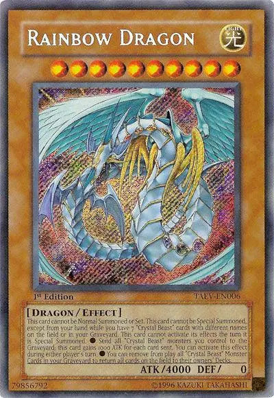 Rainbow Dragon [TAEV-EN006] Secret Rare - Doe's Cards