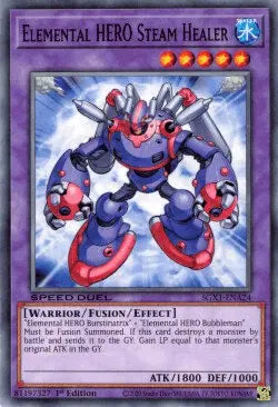 Elemental HERO Steam Healer [SGX1-ENA24] Common - Doe's Cards