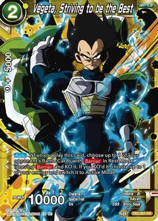 Vegeta, Striving to be the Best (TB3-051) [Mythic Booster] - Doe's Cards