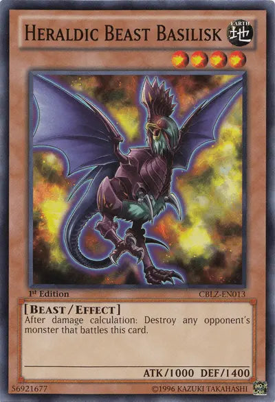 Heraldic Beast Basilisk [CBLZ-EN013] Common - Doe's Cards