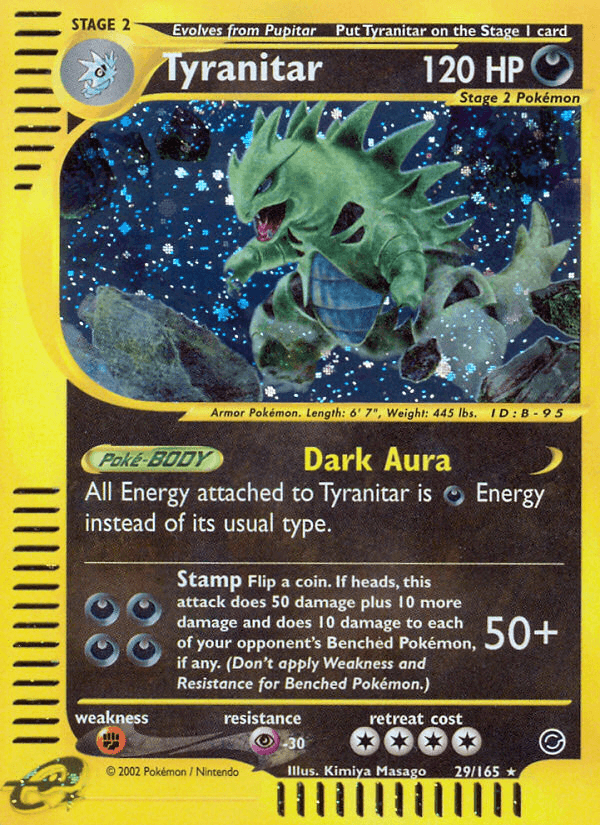 Tyranitar (29/165) [Expedition: Base Set] - Doe's Cards