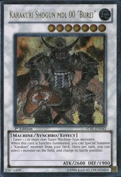 Karakuri Shogun mdl 00 "Burei" [STBL-EN043] Ultimate Rare - Doe's Cards