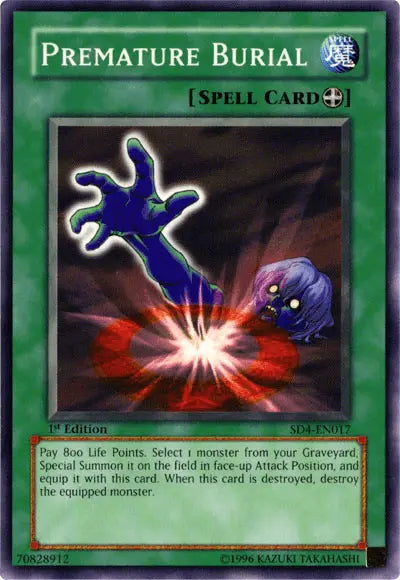 Premature Burial [SD4-EN017] Common - Doe's Cards