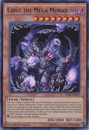 Caius the Mega Monarch [SECE-EN035] Ultra Rare - Doe's Cards