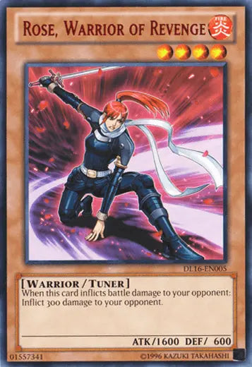Rose, Warrior of Revenge (Red) [DL16-EN005] Rare - Doe's Cards