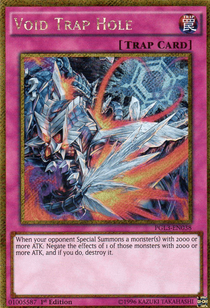 Void Trap Hole [PGL3-EN038] Gold Secret Rare - Doe's Cards