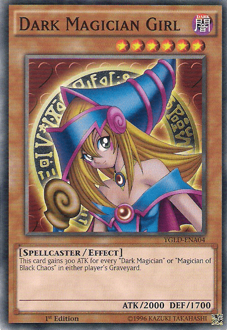 Dark Magician Girl [YGLD-ENA04] Common - Doe's Cards