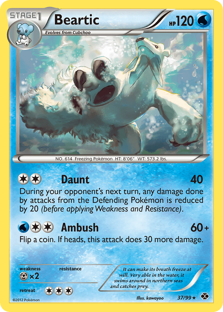 Beartic (37/99) [Black & White: Next Destinies] - Doe's Cards