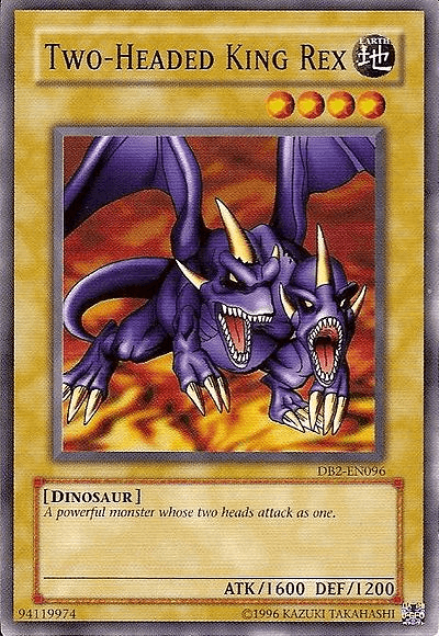 Two-Headed King Rex [DB2-EN096] Common - Doe's Cards