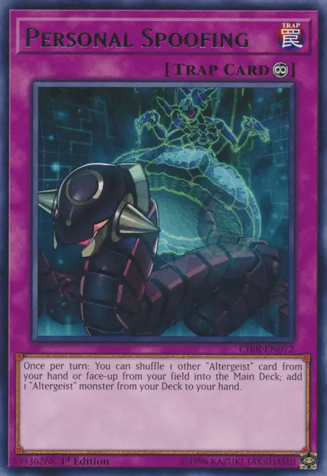 Personal Spoofing [CIBR-EN072] Rare - Doe's Cards