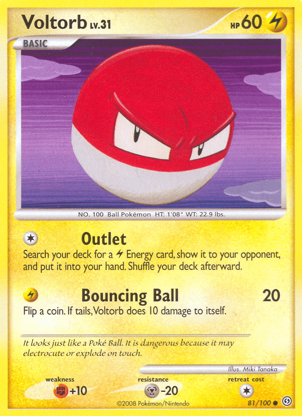 Voltorb (81/100) [Diamond & Pearl: Stormfront] - Doe's Cards