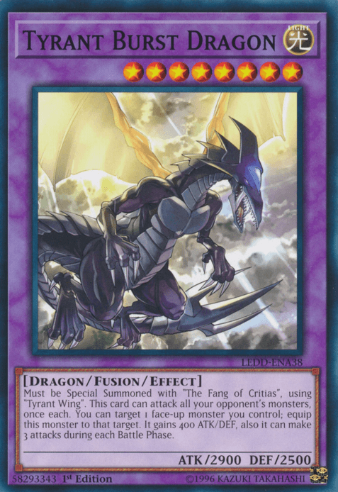 Tyrant Burst Dragon [LEDD-ENA38] Common - Doe's Cards