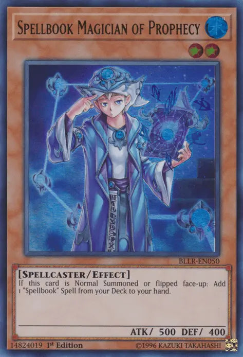 Spellbook Magician of Prophecy [BLLR-EN050] Ultra Rare - Doe's Cards