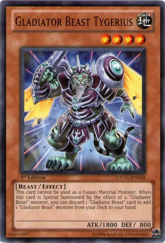Gladiator Beast Tygerius [EXVC-EN034] Common - Doe's Cards
