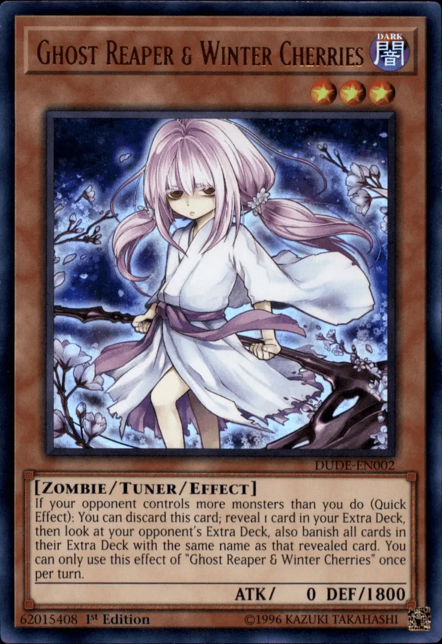 Ghost Reaper & Winter Cherries [DUDE-EN002] Ultra Rare - Doe's Cards