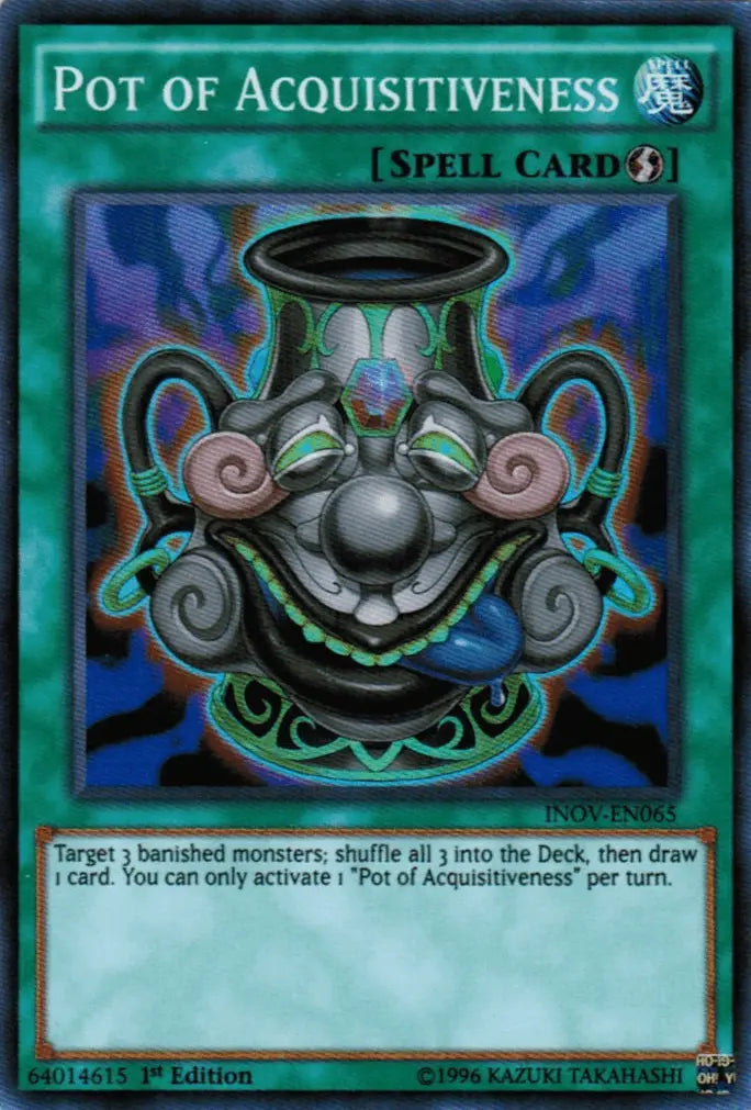 Pot of Acquisitiveness [INOV-EN065] Super Rare - Doe's Cards