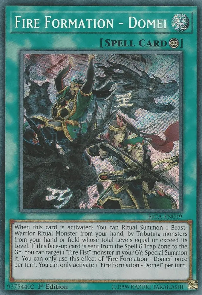 Fire Formation - Domei [FIGA-EN019] Secret Rare - Doe's Cards