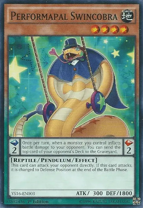 Performapal Swincobra [YS16-EN003] Common - Doe's Cards