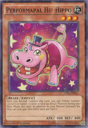 Performapal Hip Hippo [SP15-EN015] Shatterfoil Rare - Doe's Cards