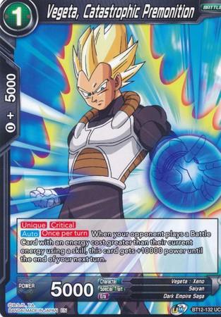 Vegeta, Catastrophic Premonition (BT12-132) [Vicious Rejuvenation] - Doe's Cards