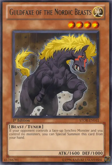 Guldfaxe of the Nordic Beasts [STOR-EN011] Rare - Doe's Cards