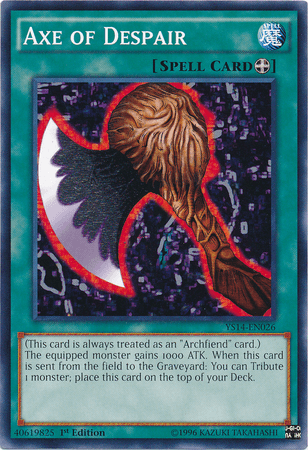 Axe of Despair [YS14-EN026] Common - Doe's Cards