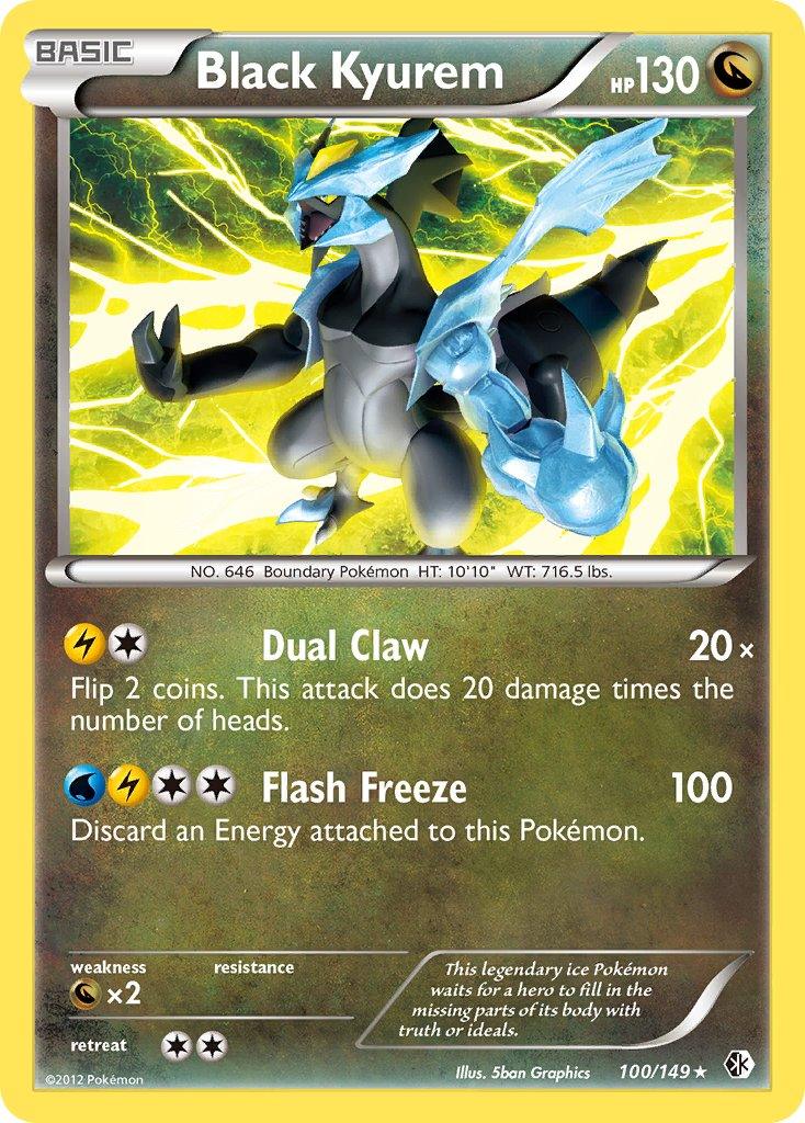 Black Kyurem (100/149) (Theme Deck Exclusive) [Black & White: Boundaries Crossed] - Doe's Cards
