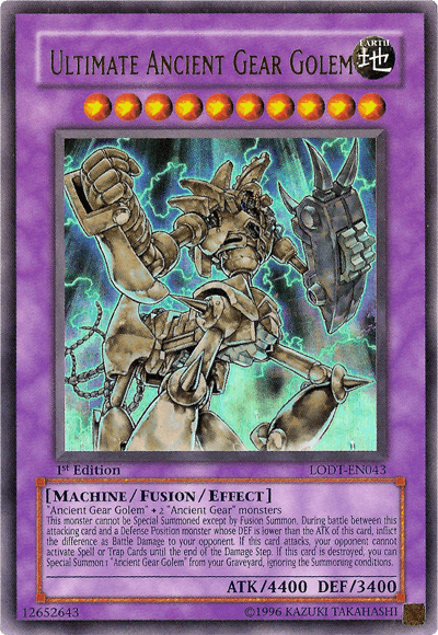 Ultimate Ancient Gear Golem [LODT-EN043] Ultra Rare - Doe's Cards