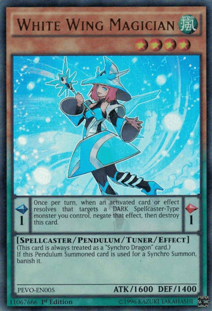 White Wing Magician [PEVO-EN005] Ultra Rare - Doe's Cards