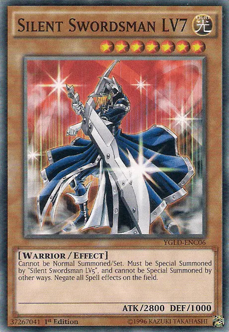 Silent Swordsman LV7 [YGLD-ENC06] Common - Doe's Cards