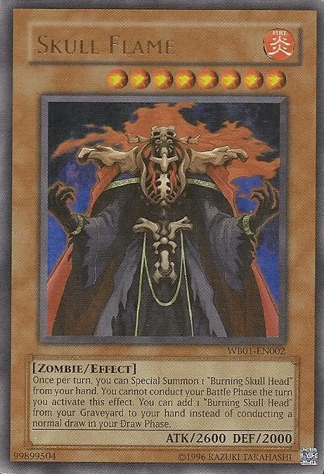 Skull Flame [WB01-EN002] Ultra Rare - Doe's Cards