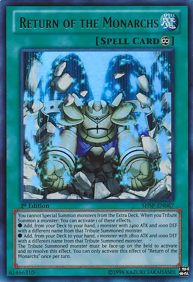 Return of the Monarchs [SHSP-EN067] Ultra Rare - Doe's Cards