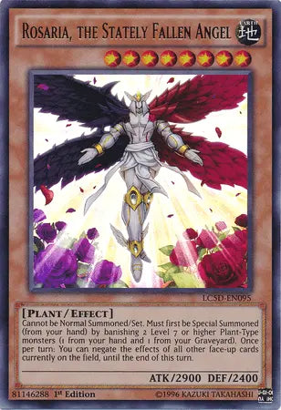 Rosaria, the Stately Fallen Angel [LC5D-EN095] Ultra Rare - Doe's Cards