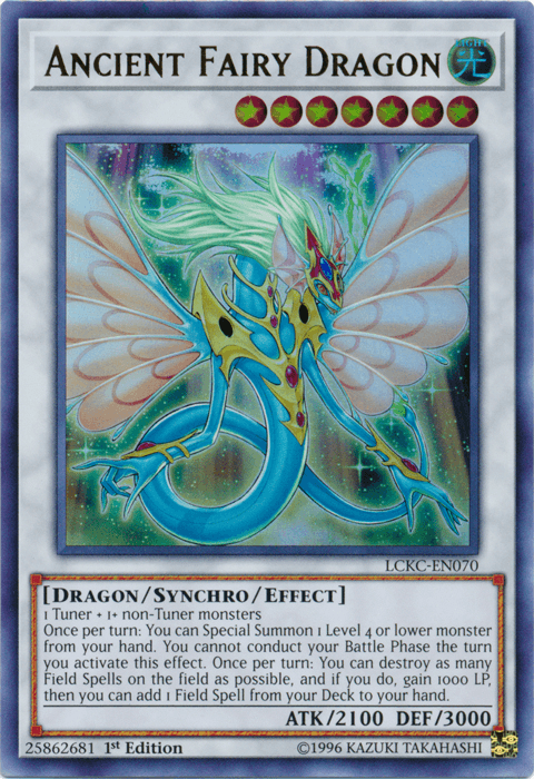 Ancient Fairy Dragon [LCKC-EN070] Ultra Rare - Doe's Cards