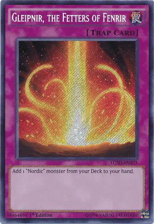 Gleipnir, the Fetters of Fenrir [LC5D-EN203] Secret Rare - Doe's Cards