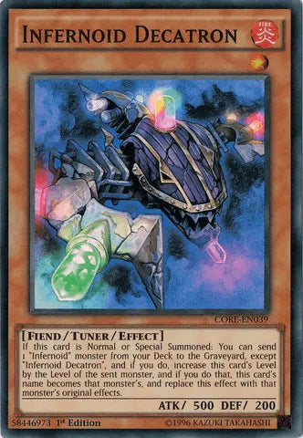 Infernoid Decatron [CORE-EN039] Super Rare - Doe's Cards