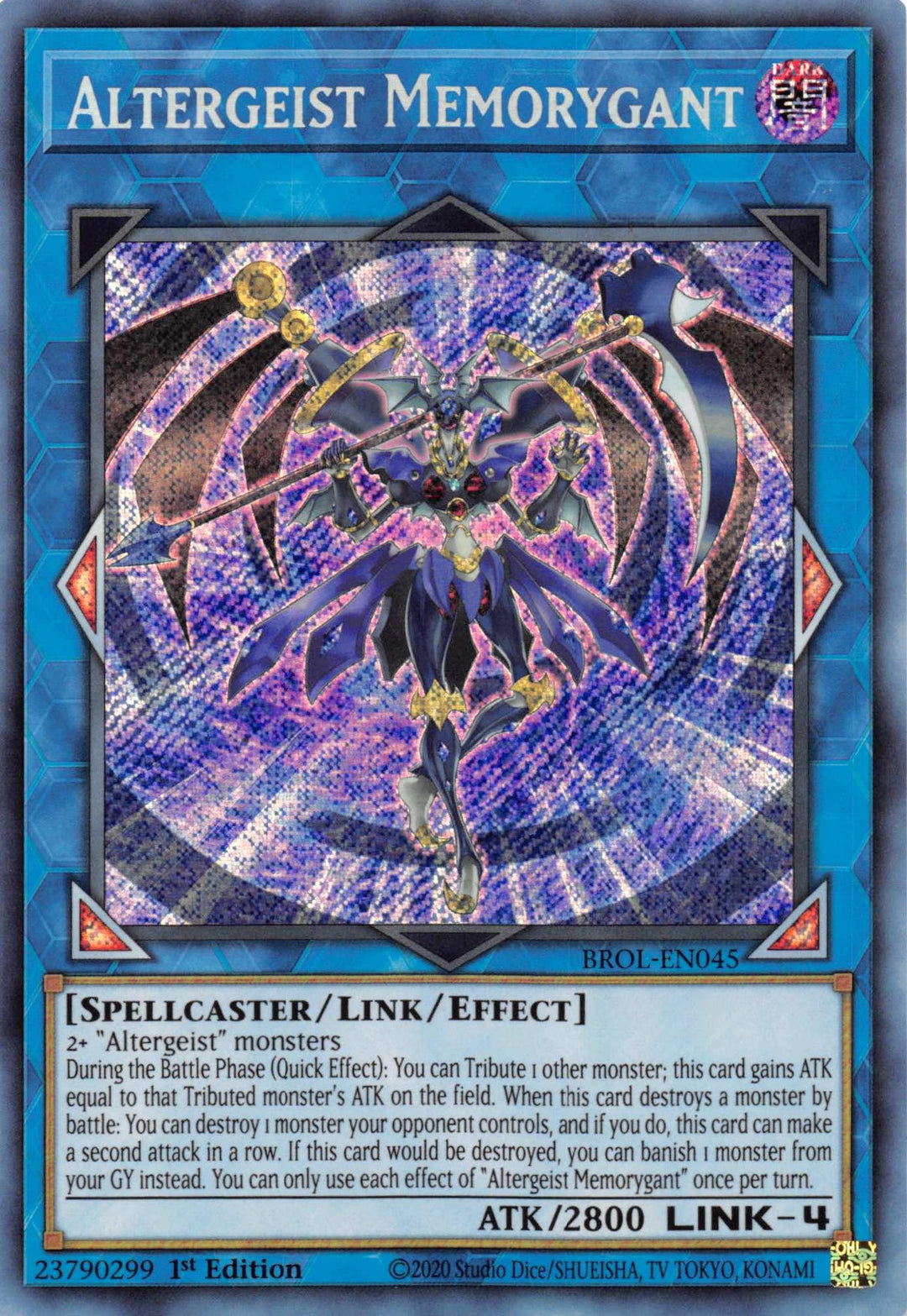 Altergeist Memorygant [BROL-EN045] Secret Rare - Doe's Cards