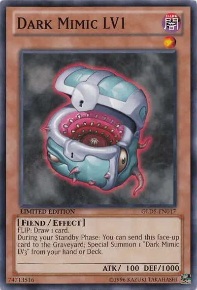 Dark Mimic LV1 [GLD5-EN017] Common - Doe's Cards