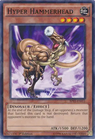 Hyper Hammerhead [BP03-EN012] Shatterfoil Rare - Doe's Cards