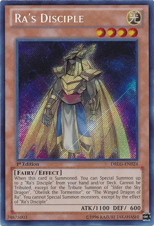 Ra's Disciple [DRLG-EN024] Secret Rare - Doe's Cards