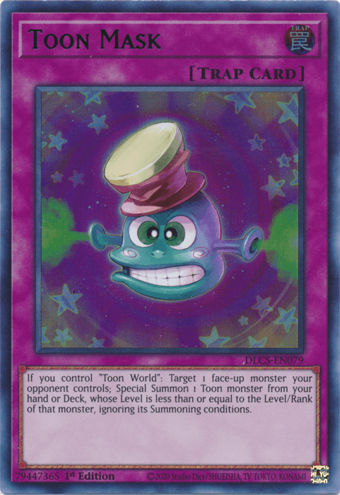 Toon Mask (Purple) [DLCS-EN079] Ultra Rare - Doe's Cards