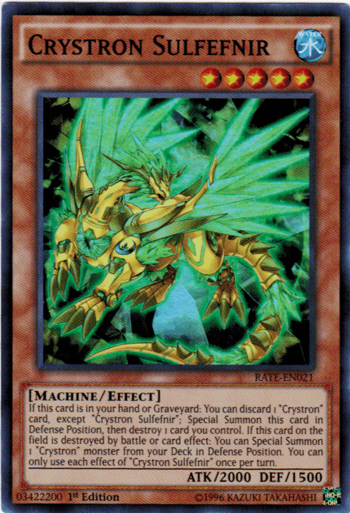 Crystron Sulfefnir [RATE-EN021] Super Rare - Doe's Cards