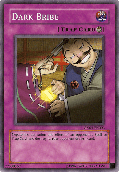 Dark Bribe (GX Tag Force 2) [GX04-EN002] Super Rare - Doe's Cards