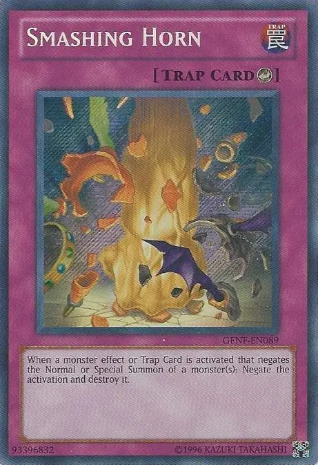 Smashing Horn [GENF-EN089] Secret Rare - Doe's Cards