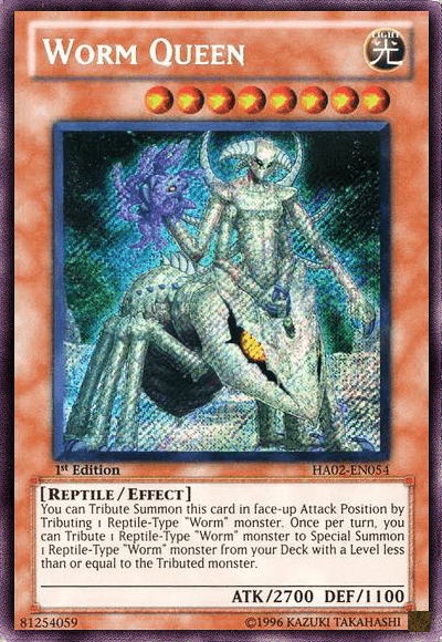 Worm Queen [HA02-EN054] Secret Rare - Doe's Cards