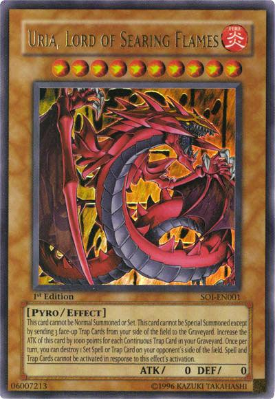 Uria, Lord of Searing Flames [SOI-EN001] Ultra Rare - Doe's Cards