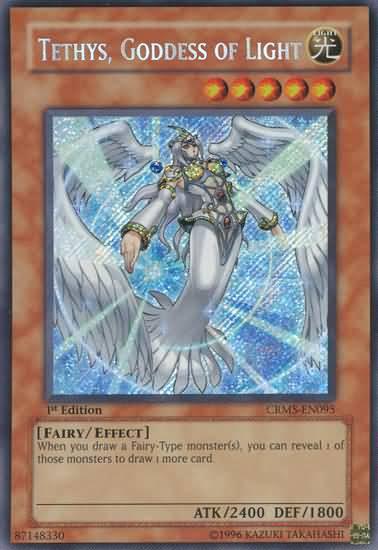 Tethys, Goddess of Light [CRMS-EN095] Secret Rare - Doe's Cards