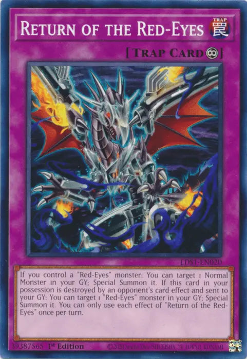 Return of the Red-Eyes [LDS1-EN020] Common - Doe's Cards