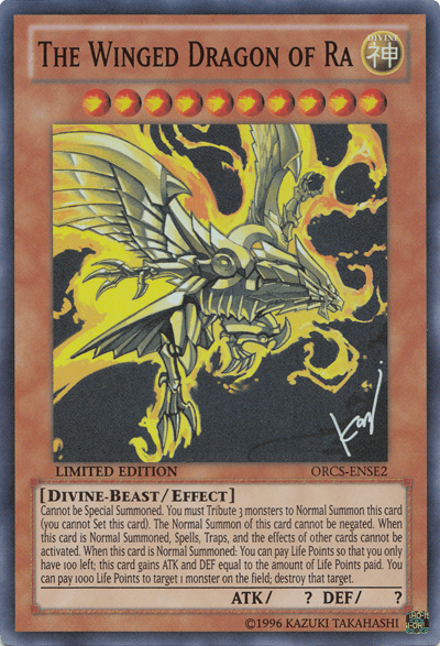 The Winged Dragon of Ra [ORCS-ENSE2] Super Rare - Doe's Cards