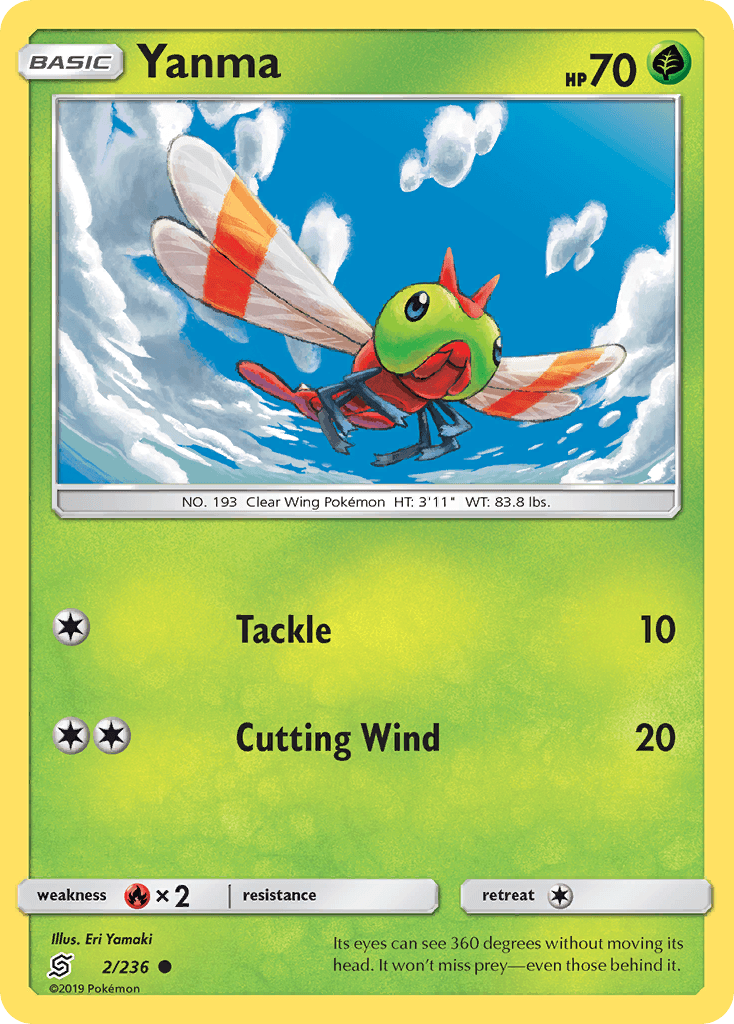 Yanma (2/236) [Sun & Moon: Unified Minds] - Doe's Cards